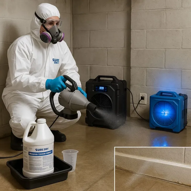 Sanitization and Odor Removal process in Mount Morris, MI